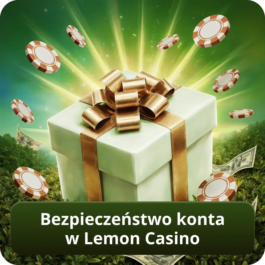 Bezpieczeństwo konta w Lemon Casino