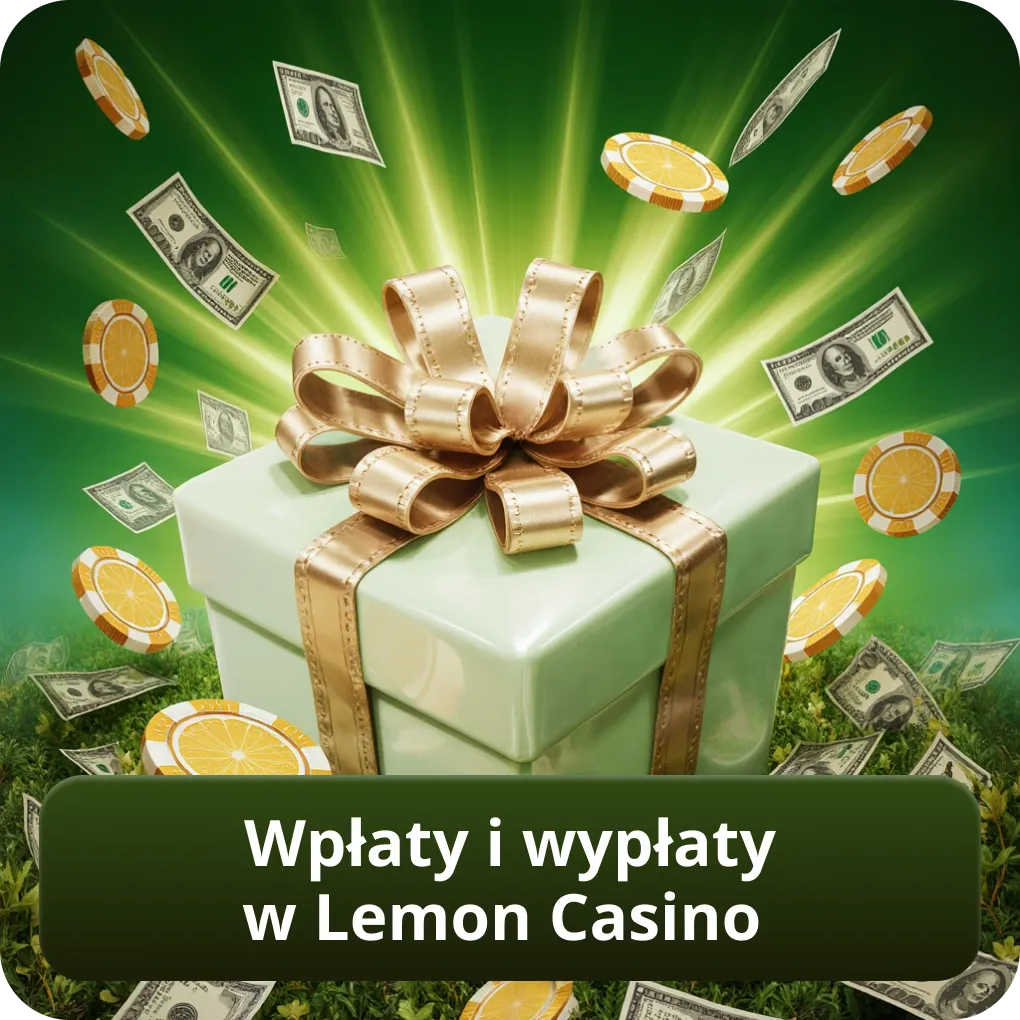 Wpłaty i wypłaty w Lemon Casino online PL